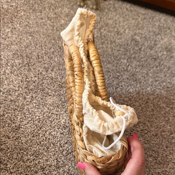 Straw Studios Natural Woven Tote - Picture 2 of 7